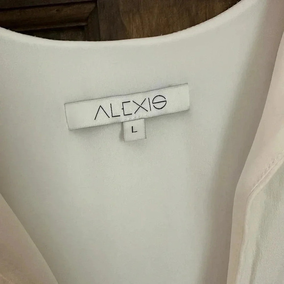 Alexis Maxine Long Sleeve Dress in White Lace size L - Picture 4 of 7